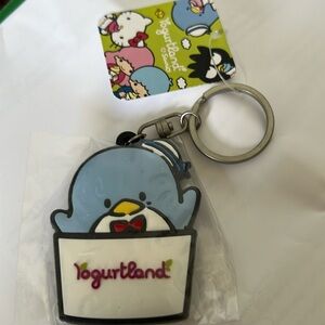 Yogurtland TuxedoSam keychain